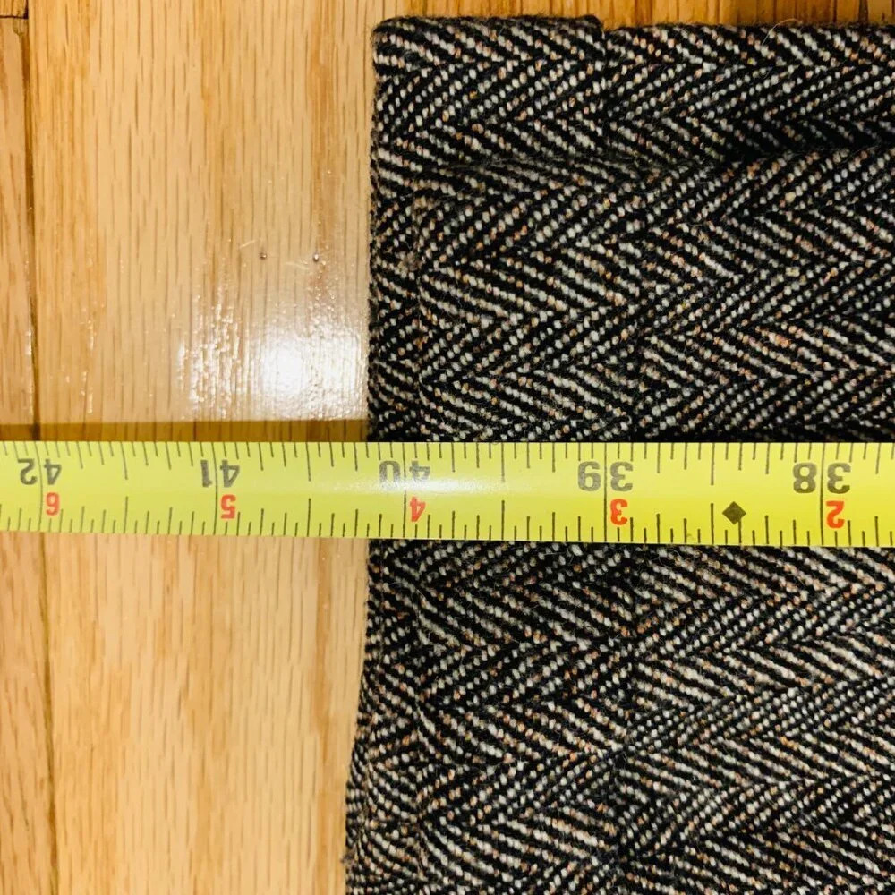 Designer JUN Men's Herringbone Wool Suit Size Medium - Picture 12 of 16